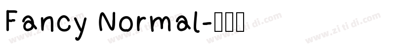 Fancy Normal字体转换